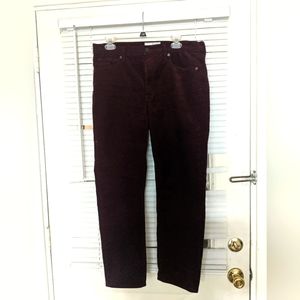 NWOT Gap vintage slim highrise corduroy slacks